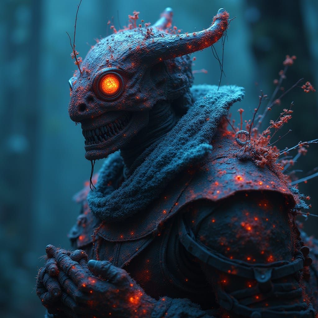 Dieselpunk Warrior in Thermal Haze