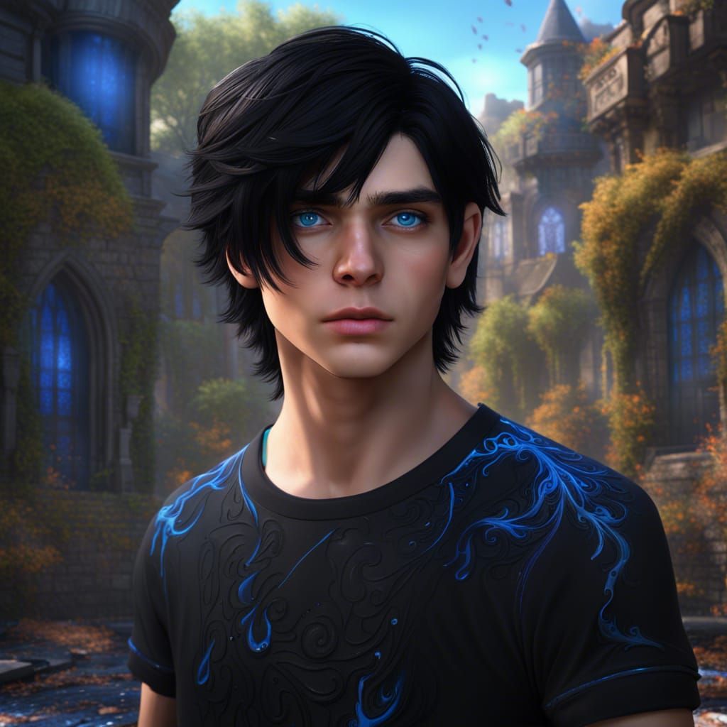 Fantasy Teen Portrait in Detailed Matte Painting Style