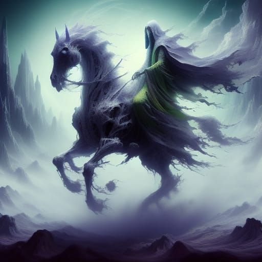 Surreal Masterpiece in Vibrant Oil Painting