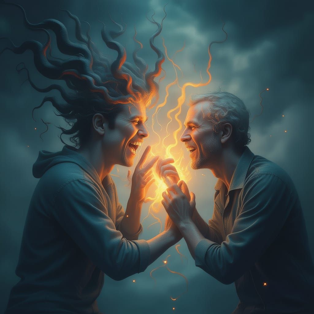 Abstract Mindscape: Chaos vs. Inner Light