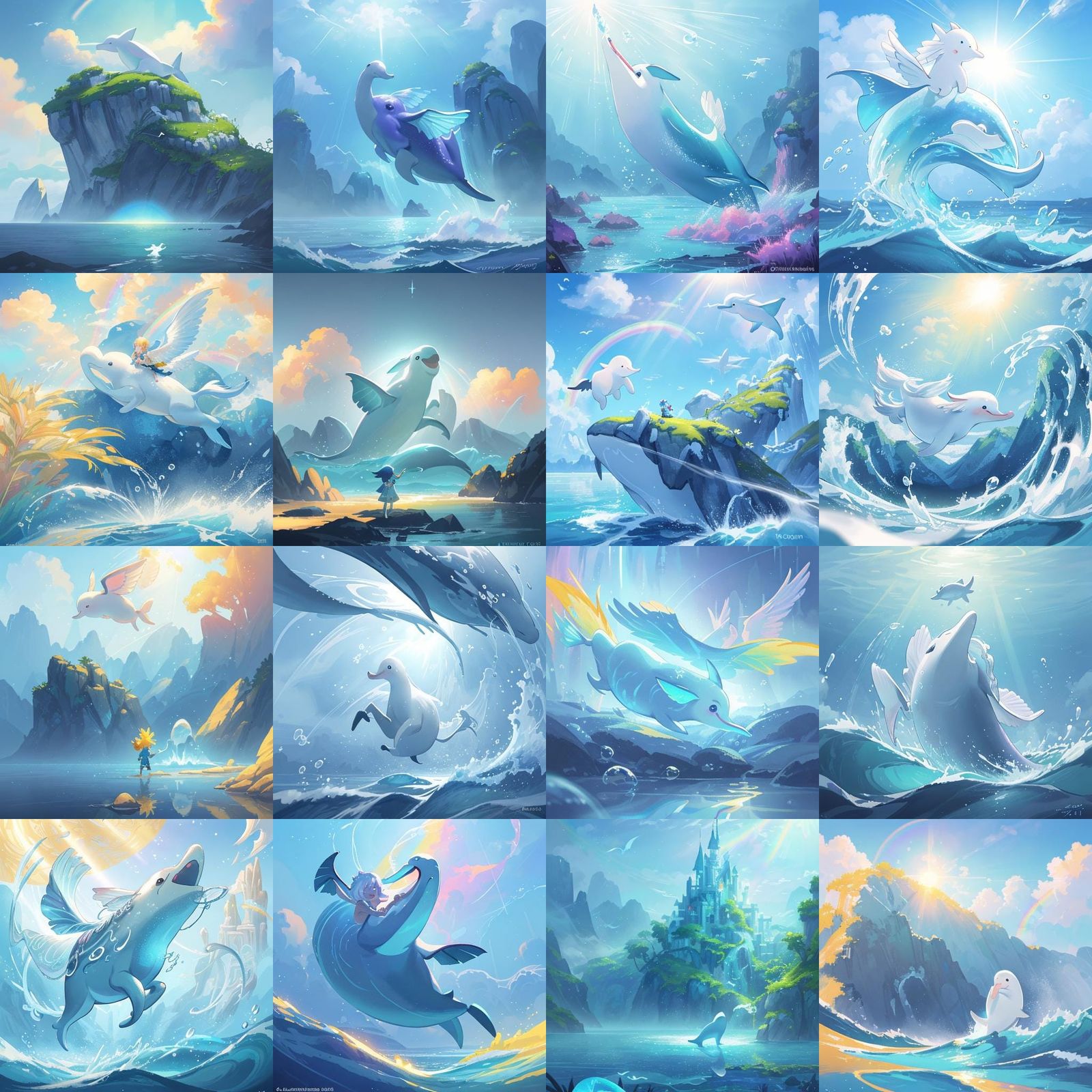 Chinese White Dolphin's Hand Cream Leap