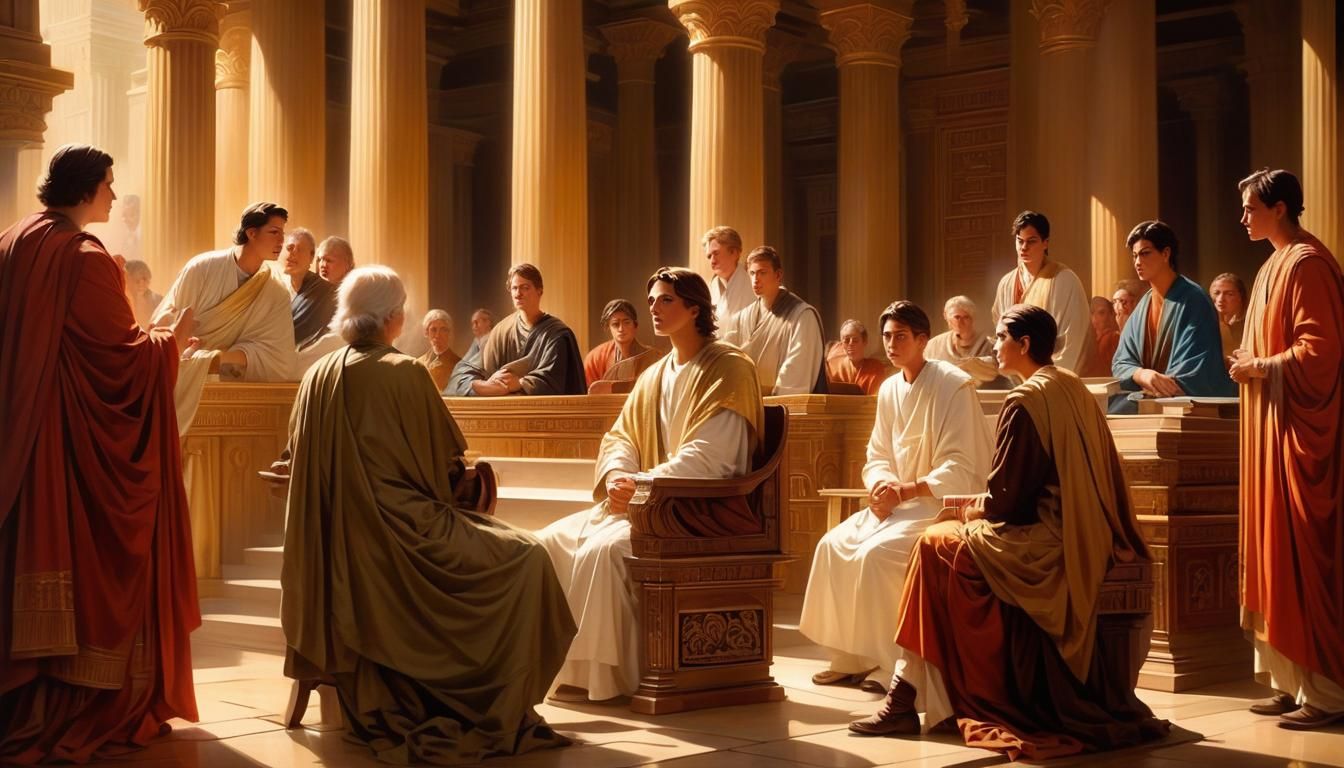 Luke2:46-48 12 year old Jesus at the Temple Speaking with the Elders