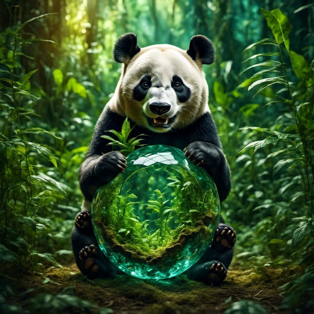 Where were you YESTERDAY, Panda holding an absolutely uninte...