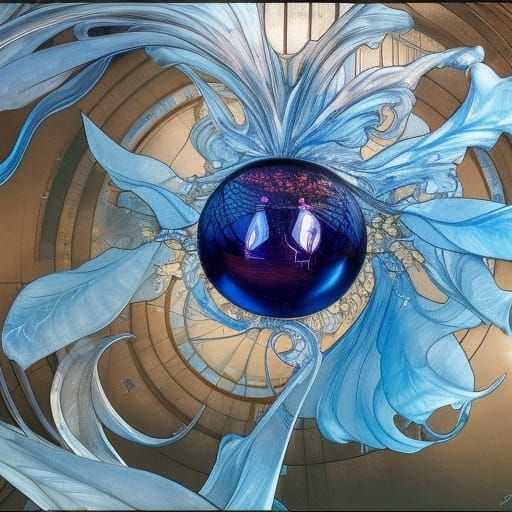 An Orb Breaking Thru