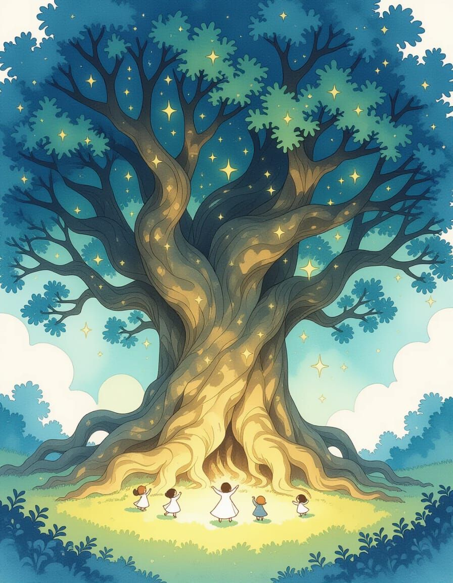 A colossal, ancient tree