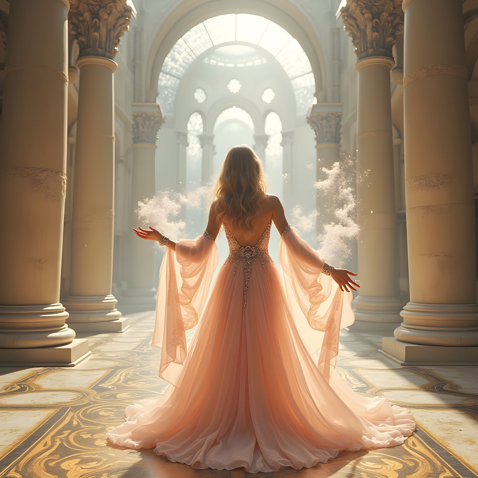 Enchanted Superstar Witch J.K. Rowling in Pastel Goth Glamou...