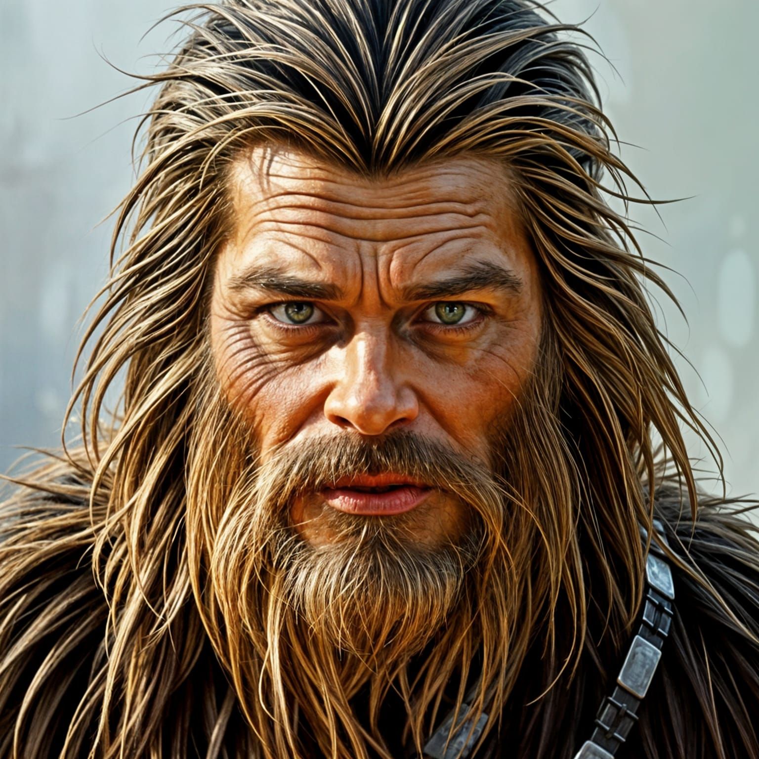 Hollywood Icon as a Furry Alien