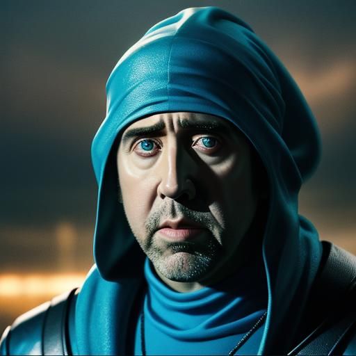 Live-Action Brainy Smurf Cinematic Film Still