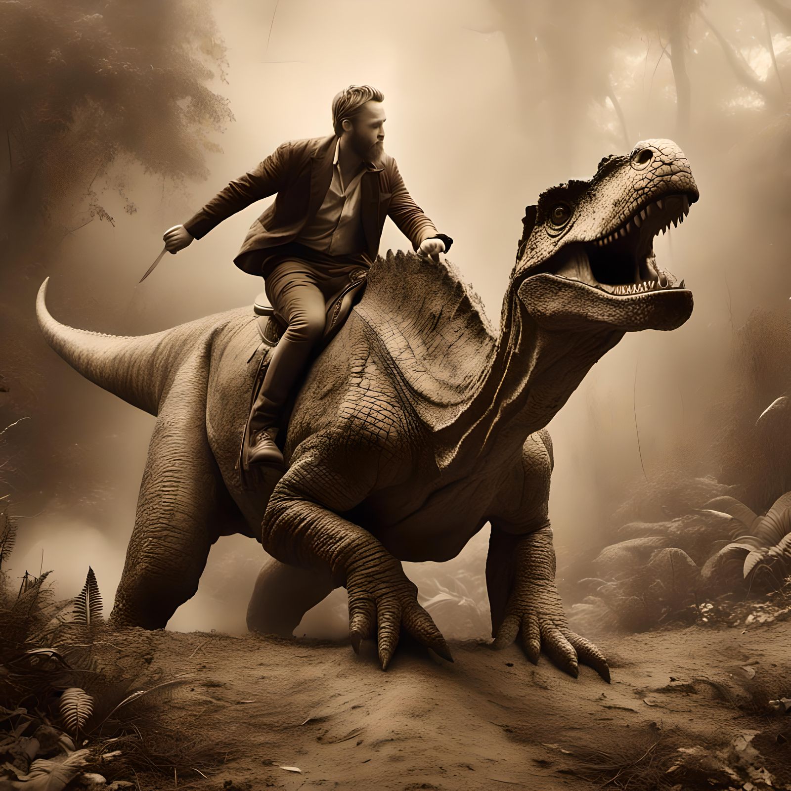 Van Goghs morning dinosaur jaunts helps to fuel his creativi...