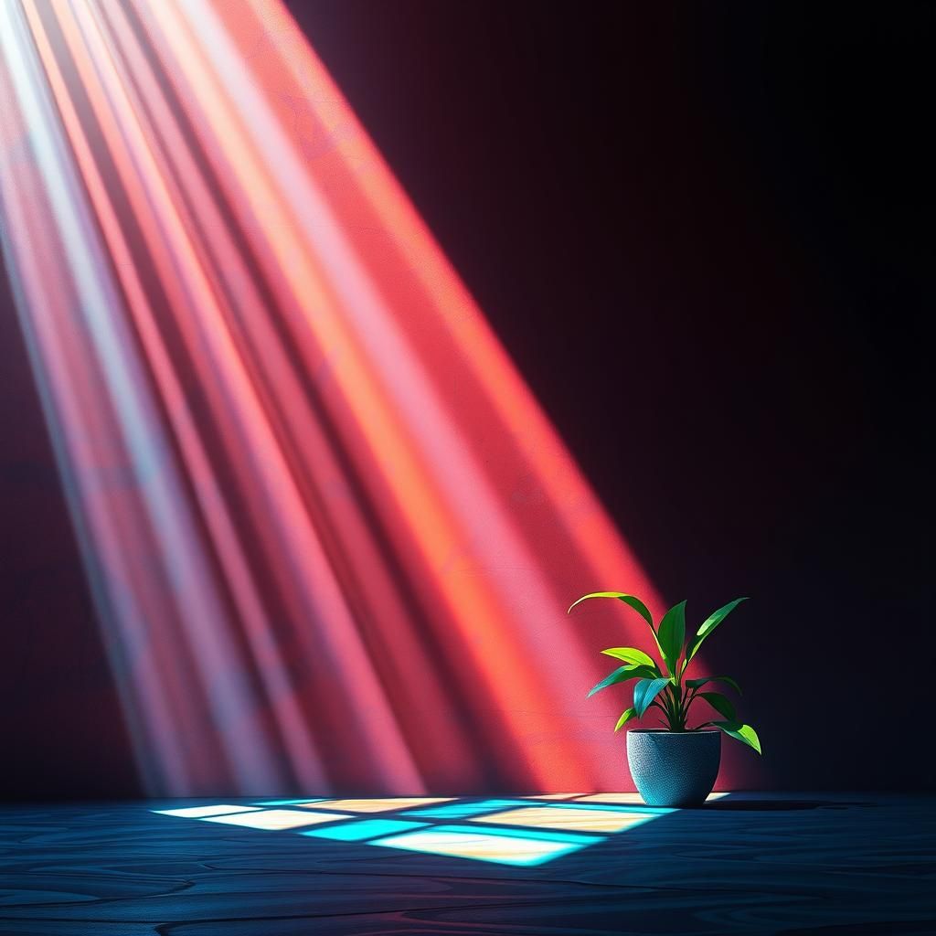 Contrasting Beauty: A Hyperrealistic Matte Painting in 8K