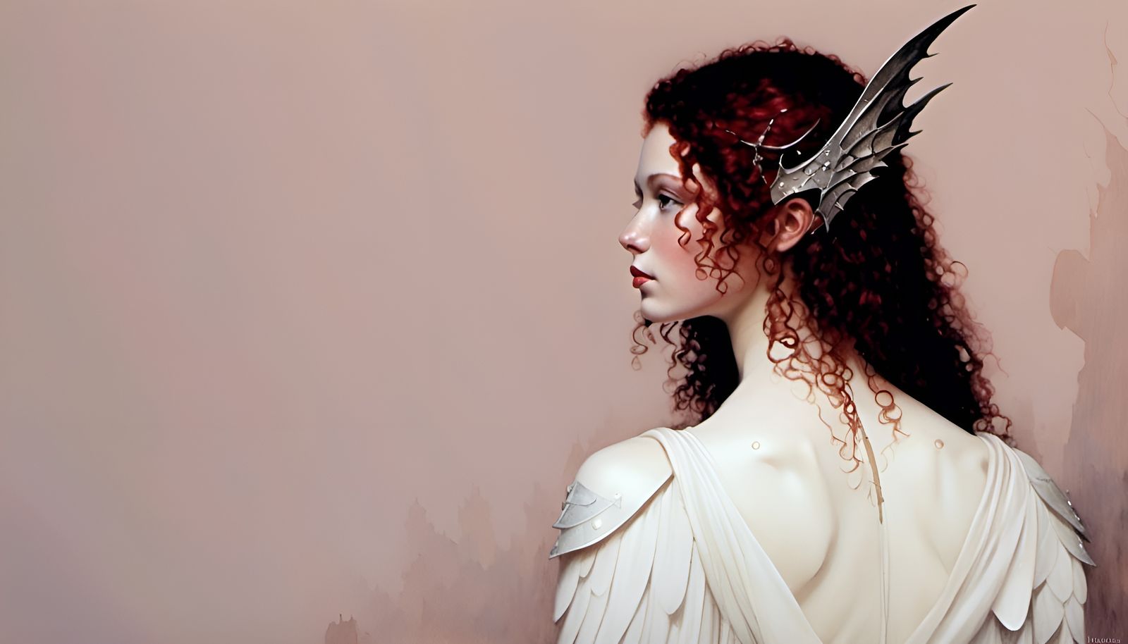 Dragon Slayer Lady Britomart Portrait in Fantasy Armor