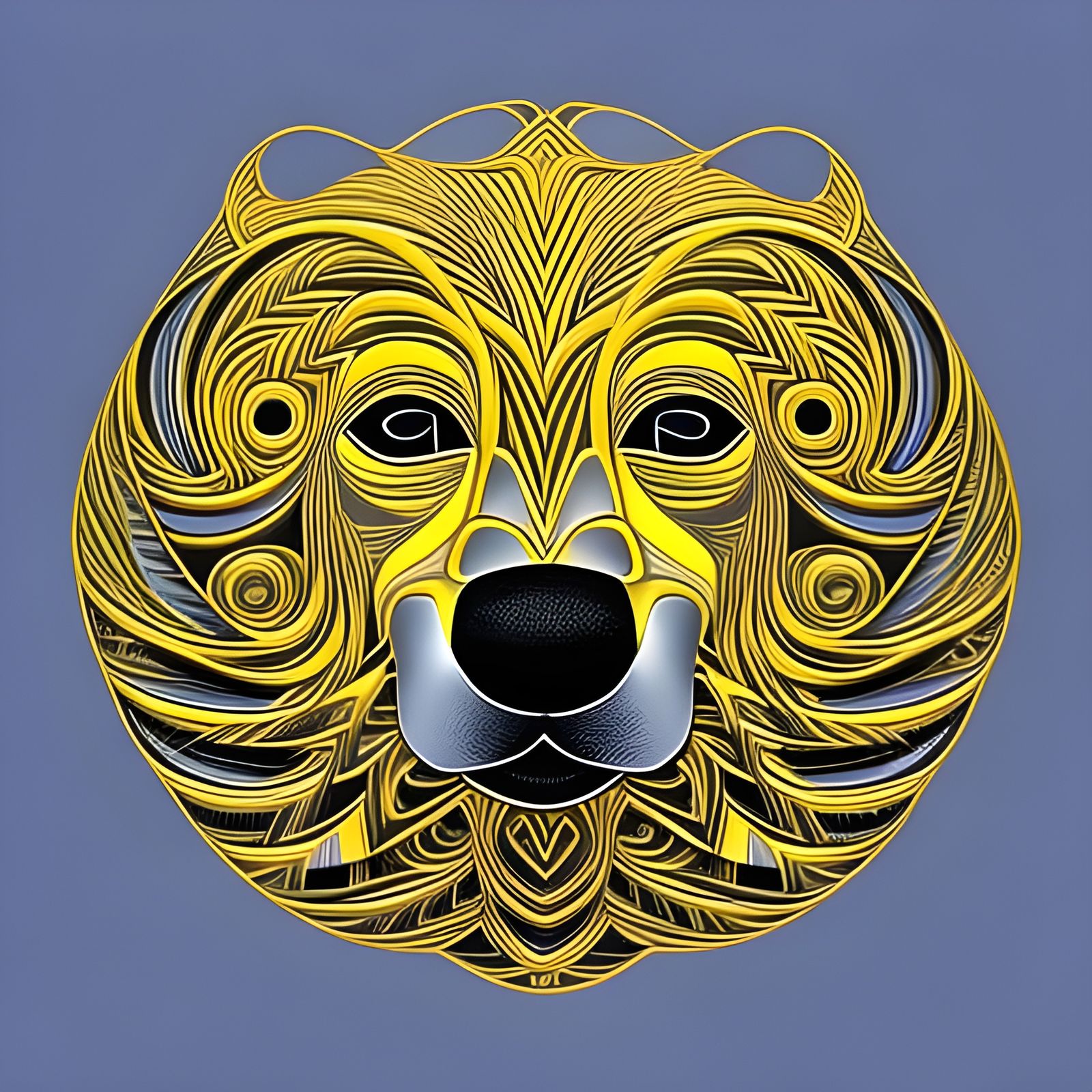 Golden retriver logo