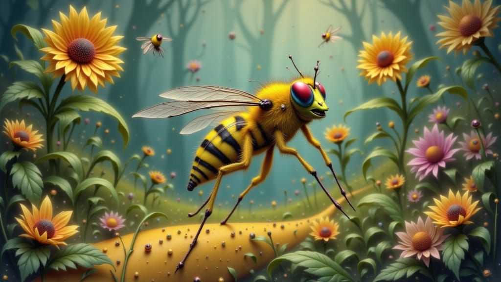 <lora:Kidcore:1.0> Time Flies Like An Arrow.  Fruit Flies Like Bananas.