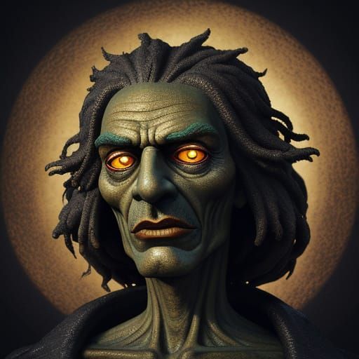 Surreal Claymation Man Scattering People