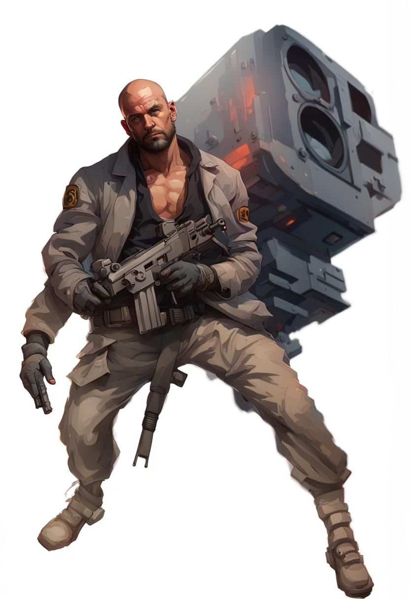 Vulcan Raven Portrait in Hyperdetailed Style