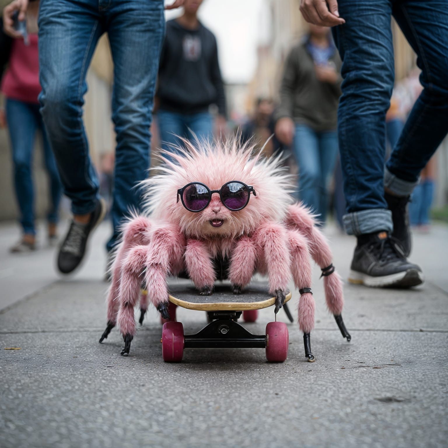 Pinky rides again....