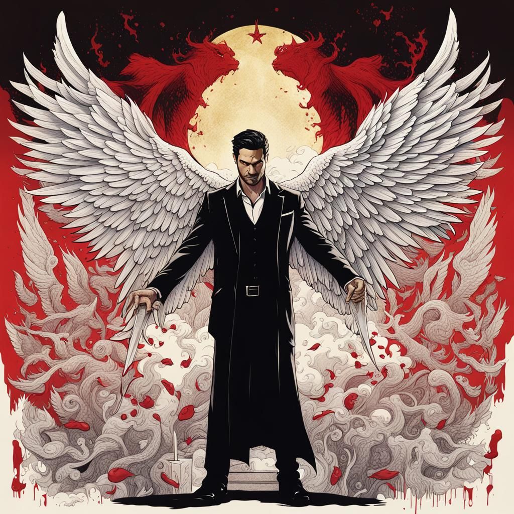 Winged Lucifer Inspired by Netflix Series