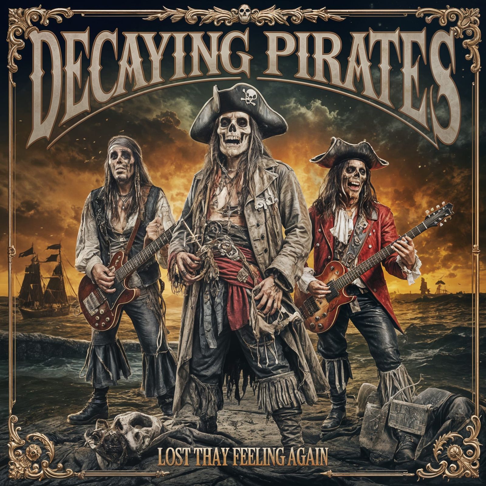 Decaying Pirates Rock Band Album Cover