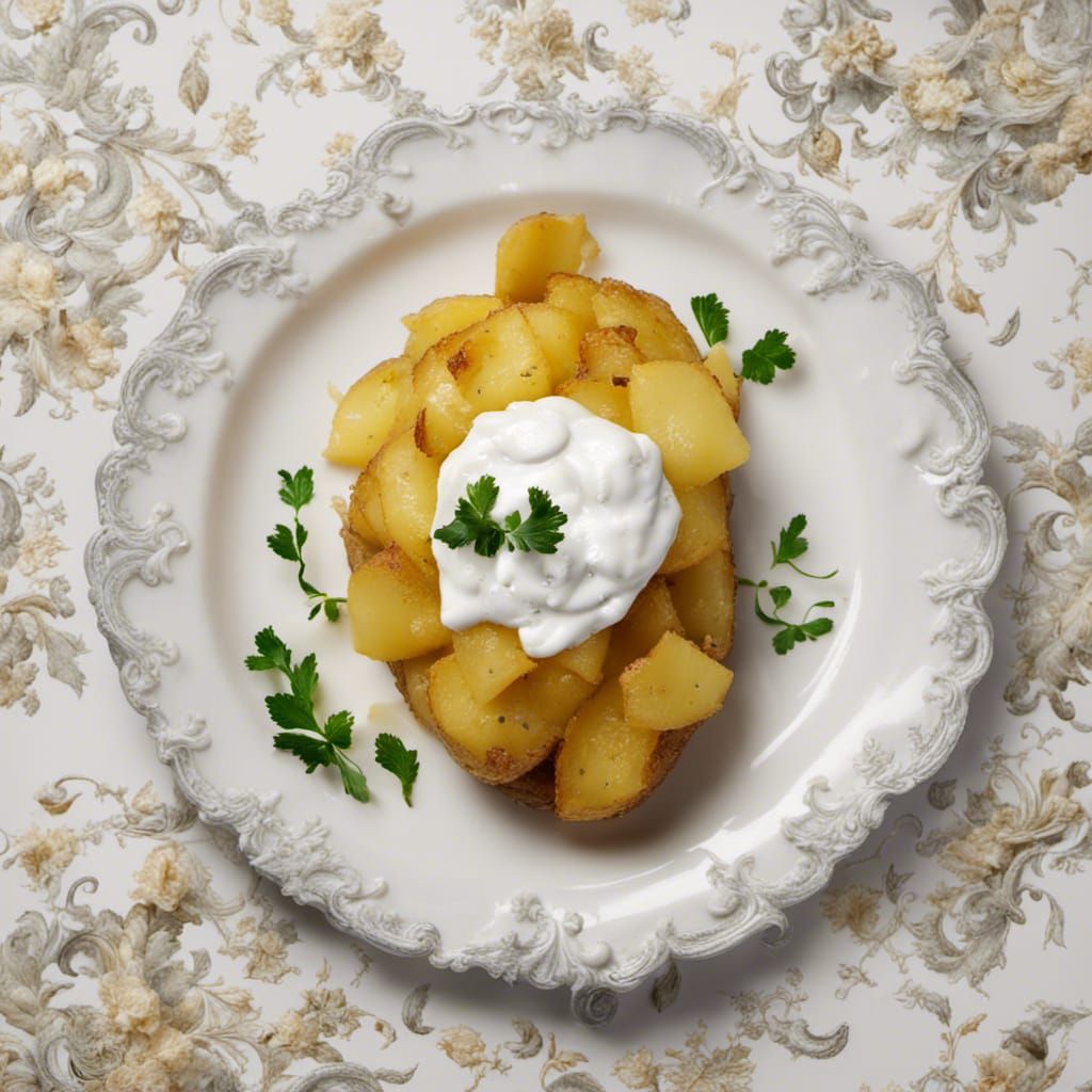 Rococo Hot Potato with Sour Cream