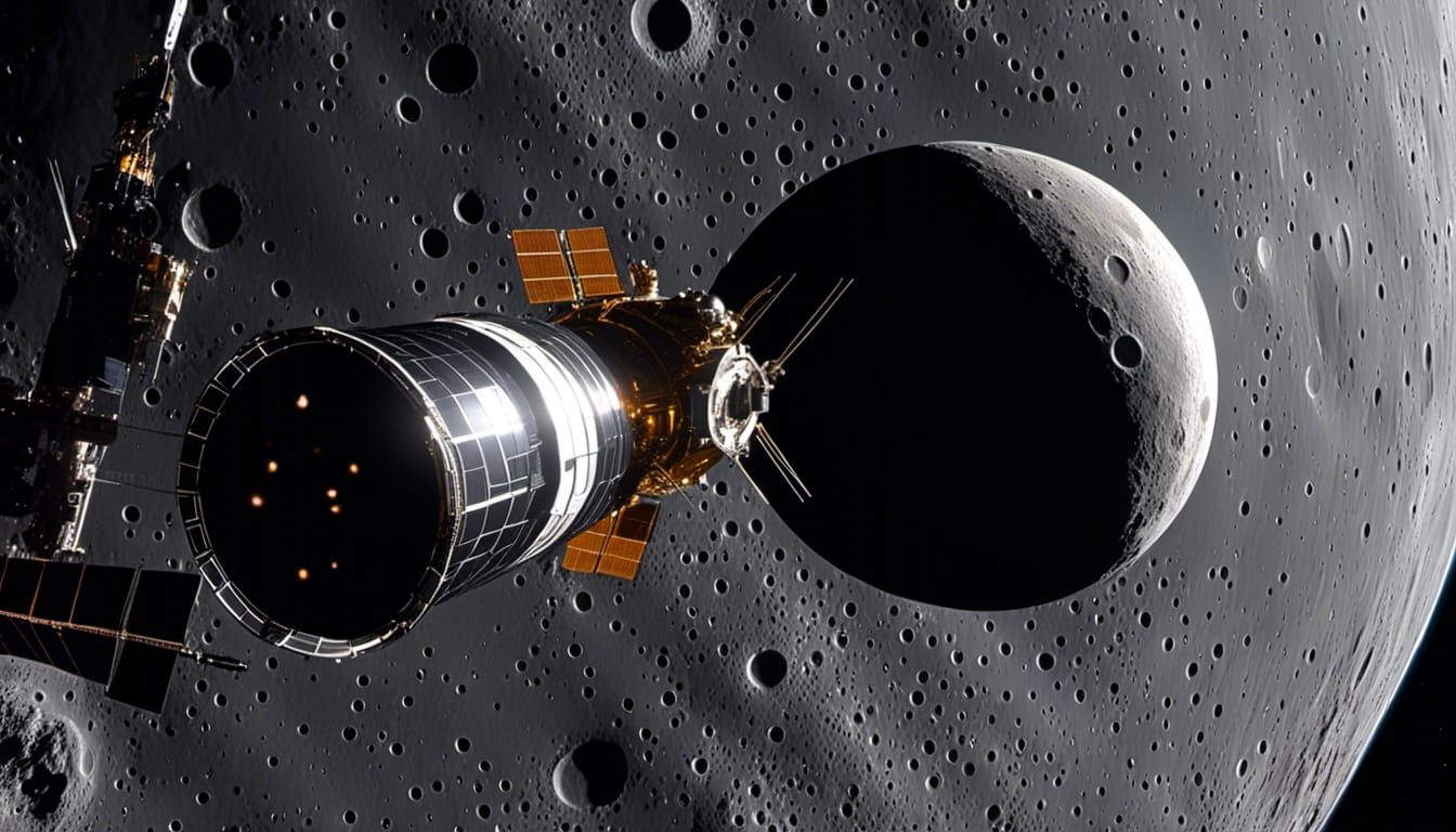 satellites near a moon
