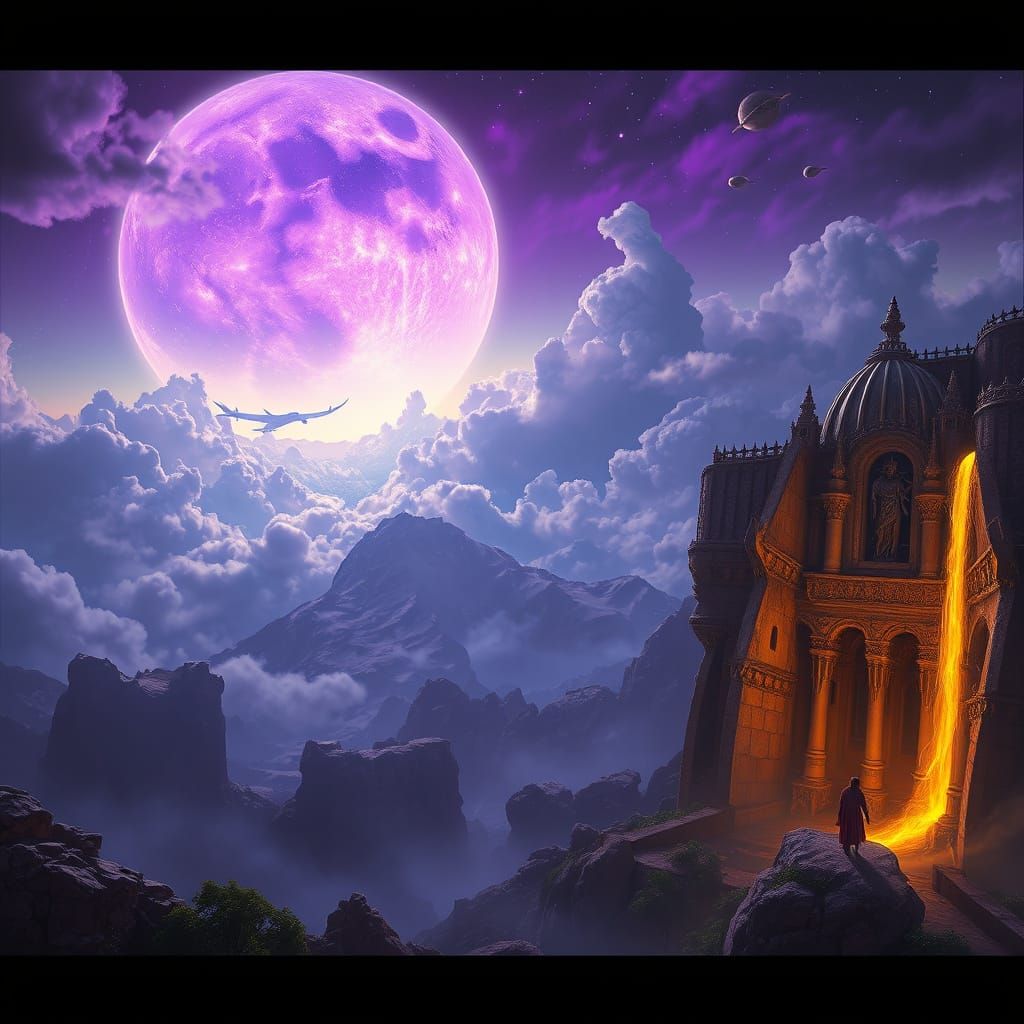 Earth Seen from the Moon: A Dark Fantasy Masterpiece