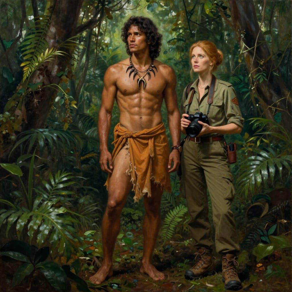 Venezuelan Man and British Woman in Rainforest Encounter