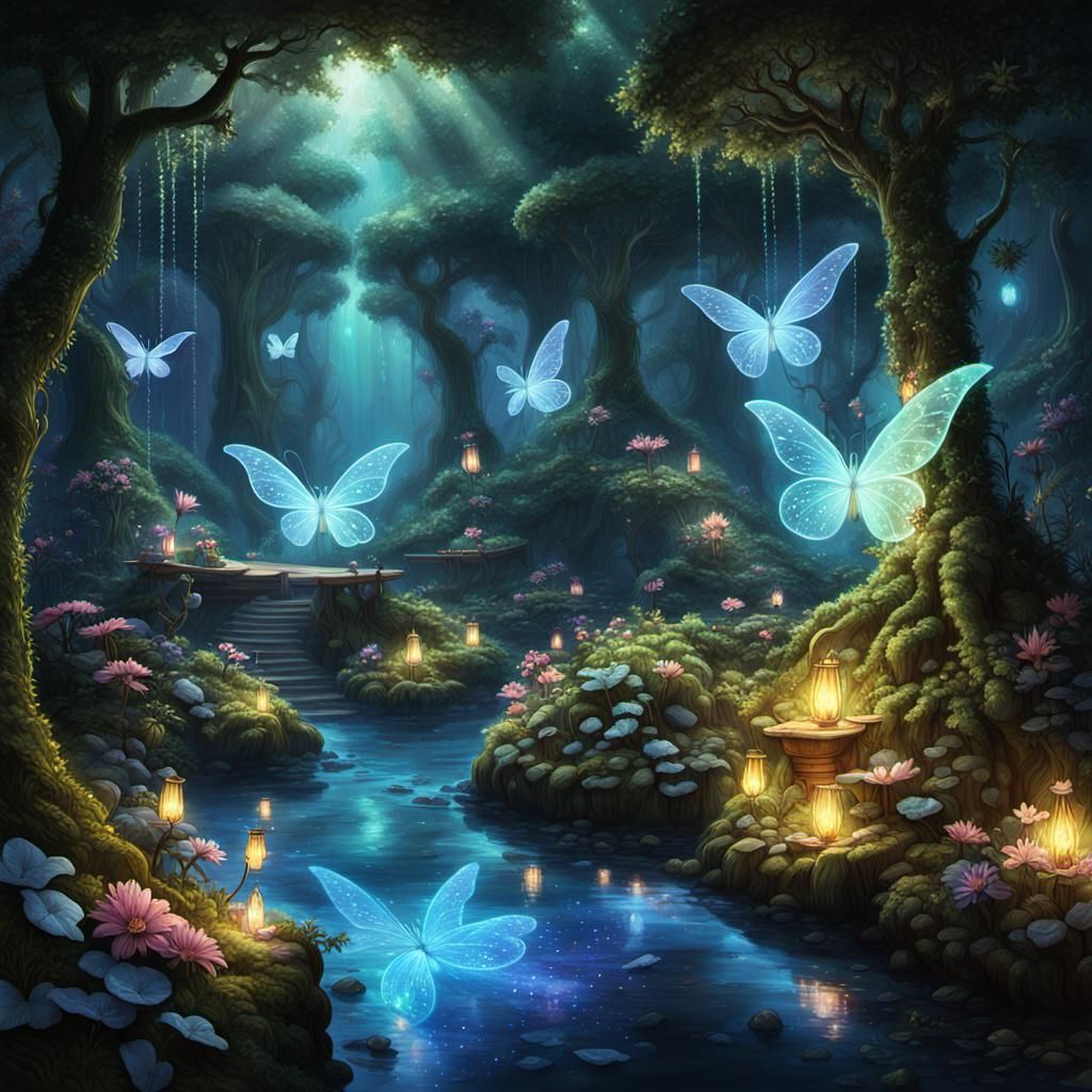 Enchanting Fairy Island with Magical Services in 3D