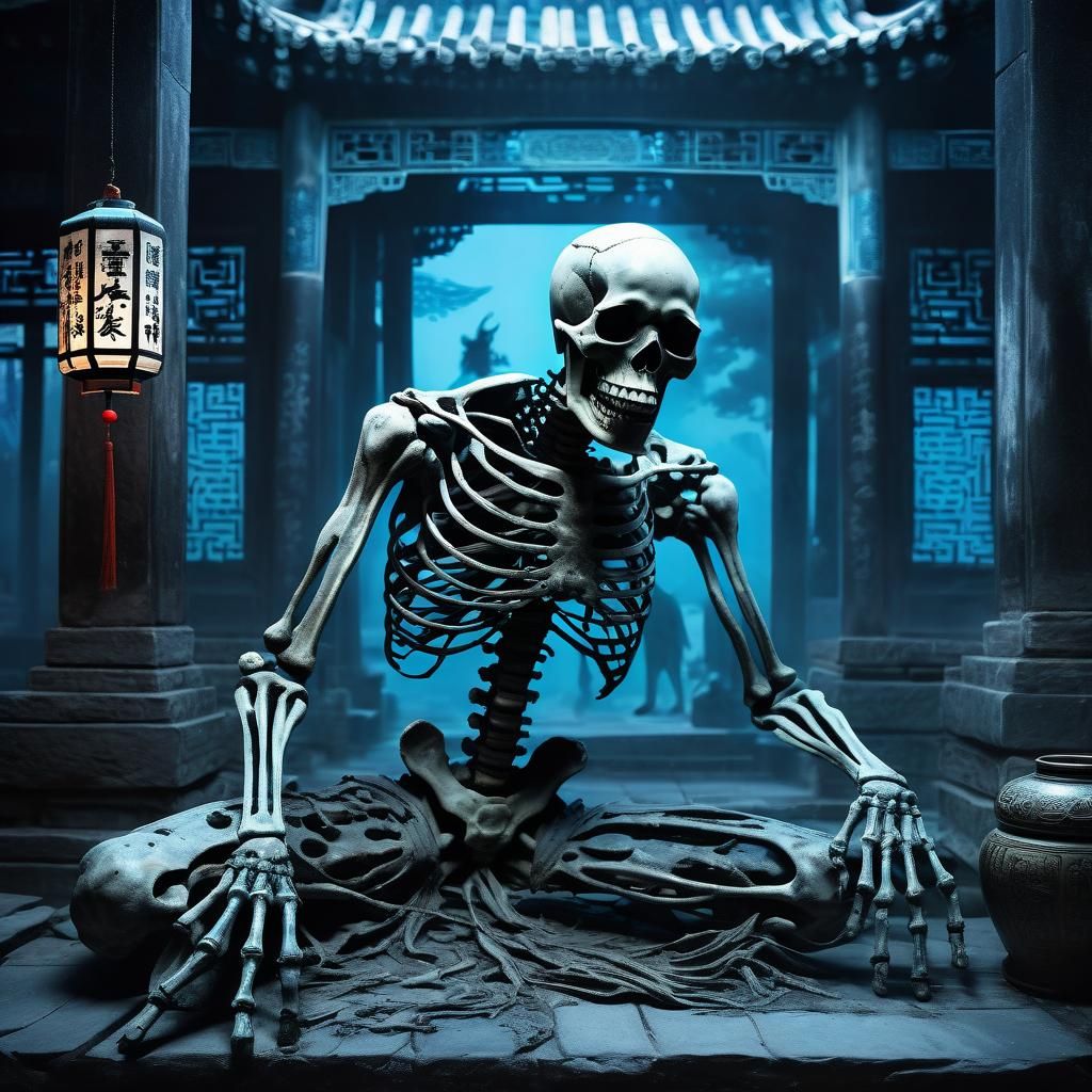 Mystical Chinese Hopping Corpse Concept Art