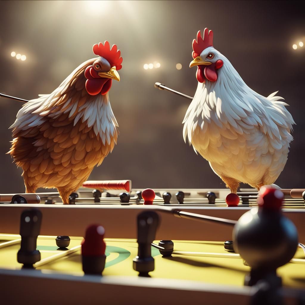 'Cluck You Up' - Indoor Chicken Fighting - Free Range Chicke...