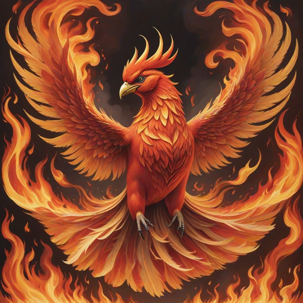 Ornate Flames Dance in a Mysterious Setting