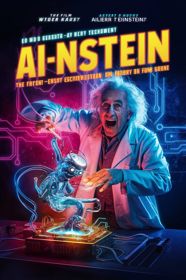 AI-nstein: Einstein's Modern AI Experiment Movie Poster