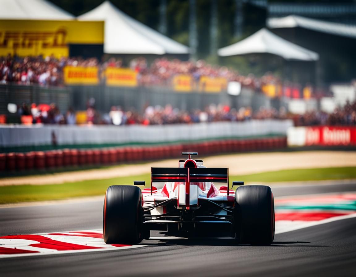 Formula One Car Races at Silverstone: Professional Photograp...