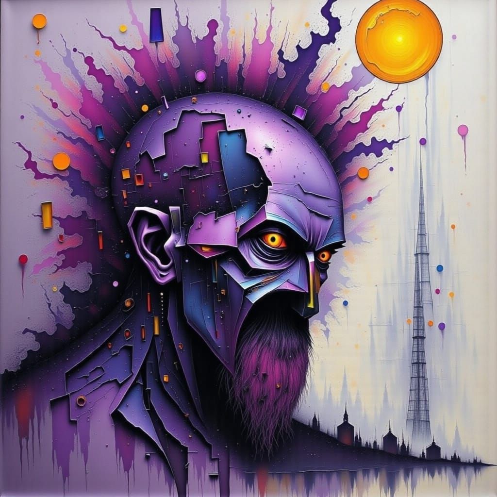 Ethereal Purple Haze: A Vibrant Dreamscape