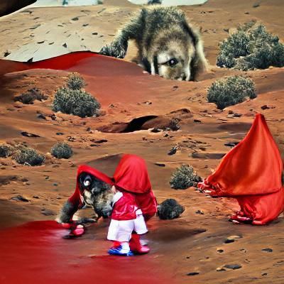 Cyberpunk City on Mars: Futuristic Sci-Fi Art