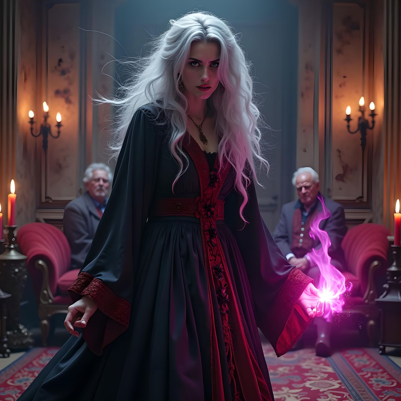 Wizard Wife's Prism Lightning Spell of Fury