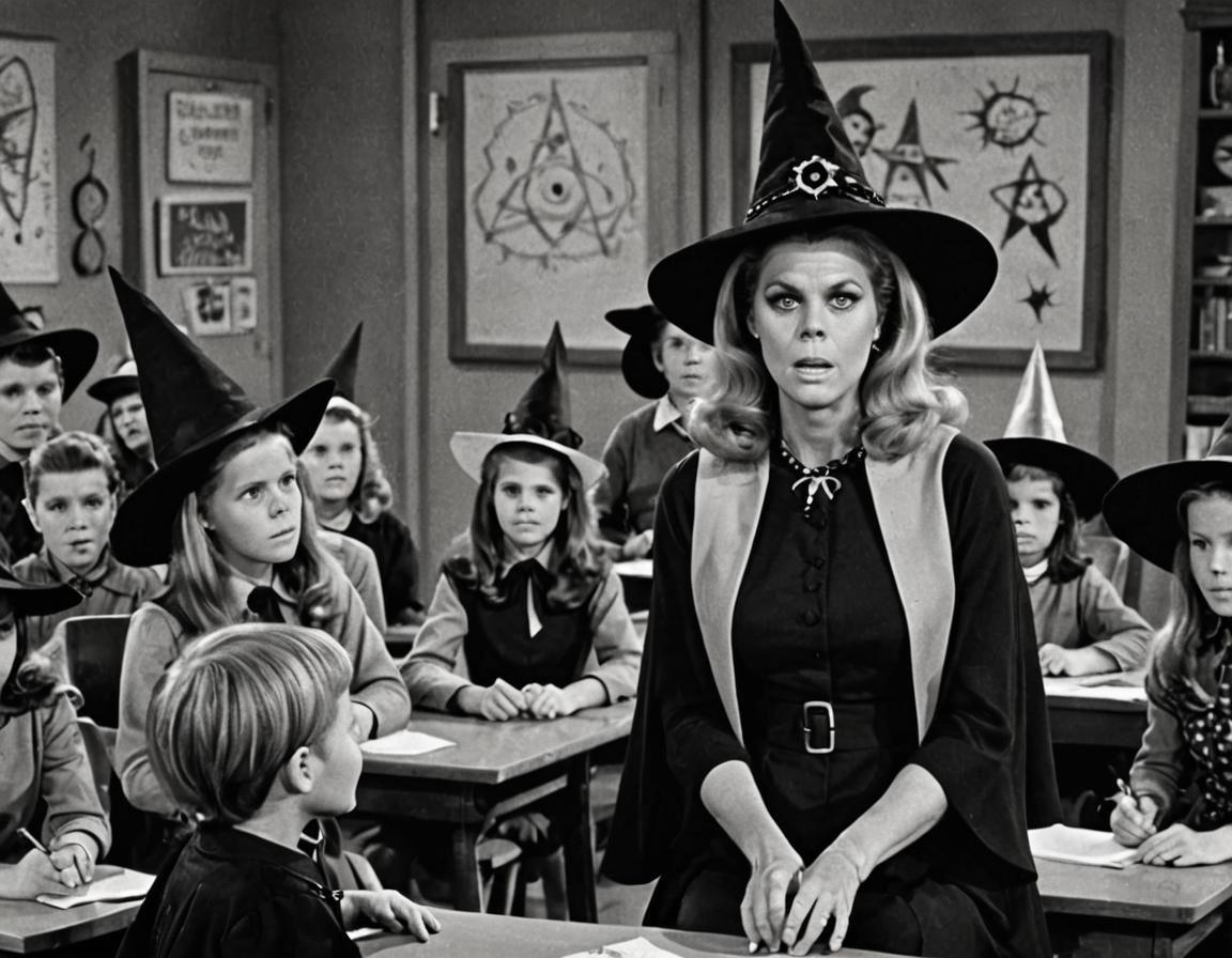 Kindergarten Witch Class with Elizabeth Montgomery