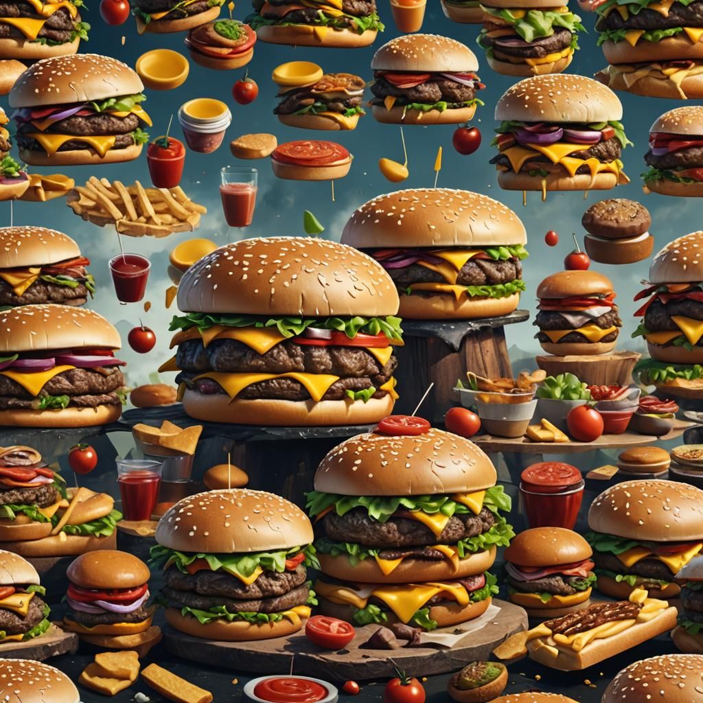 It's Raining Burgers!