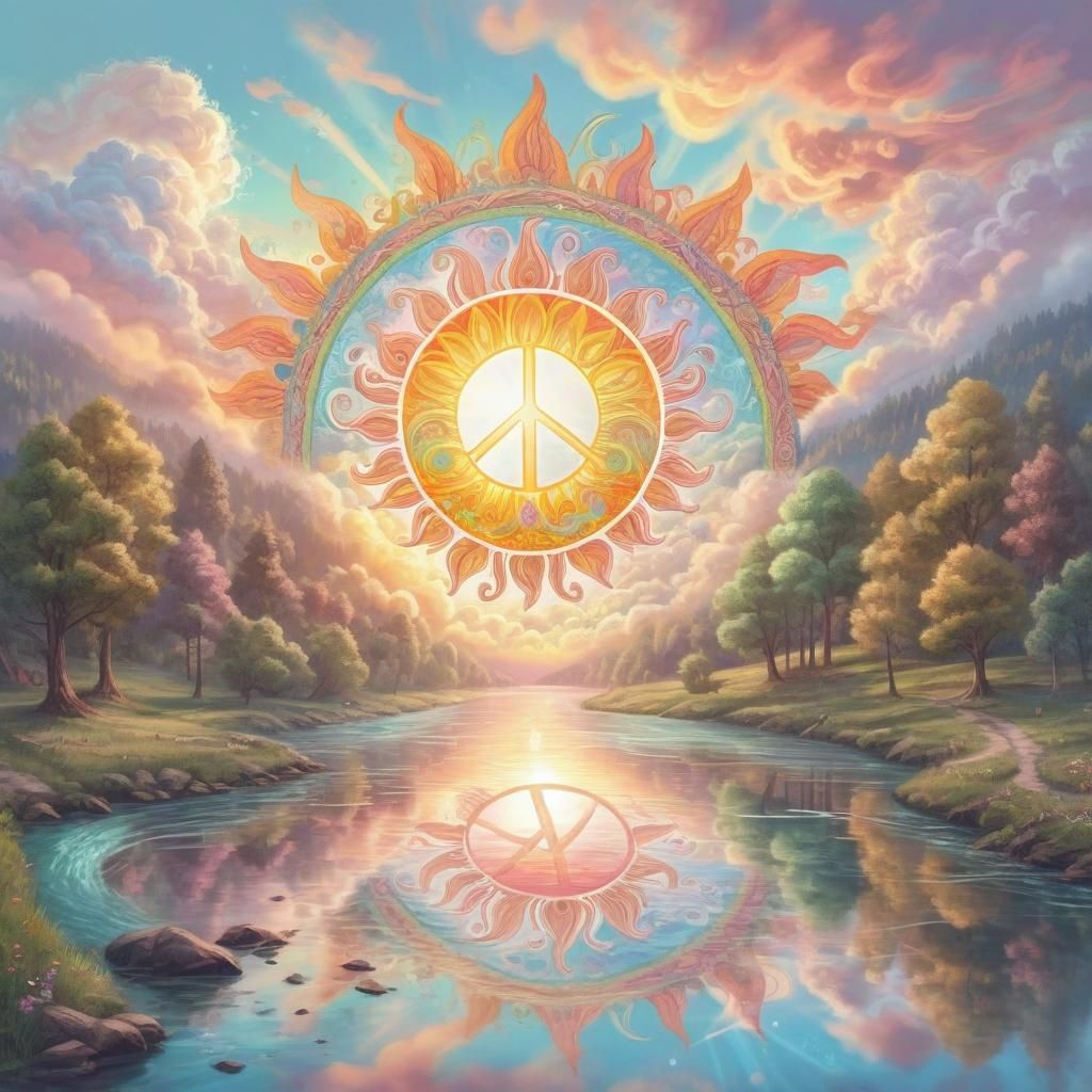 Visionary Art: River of Peace