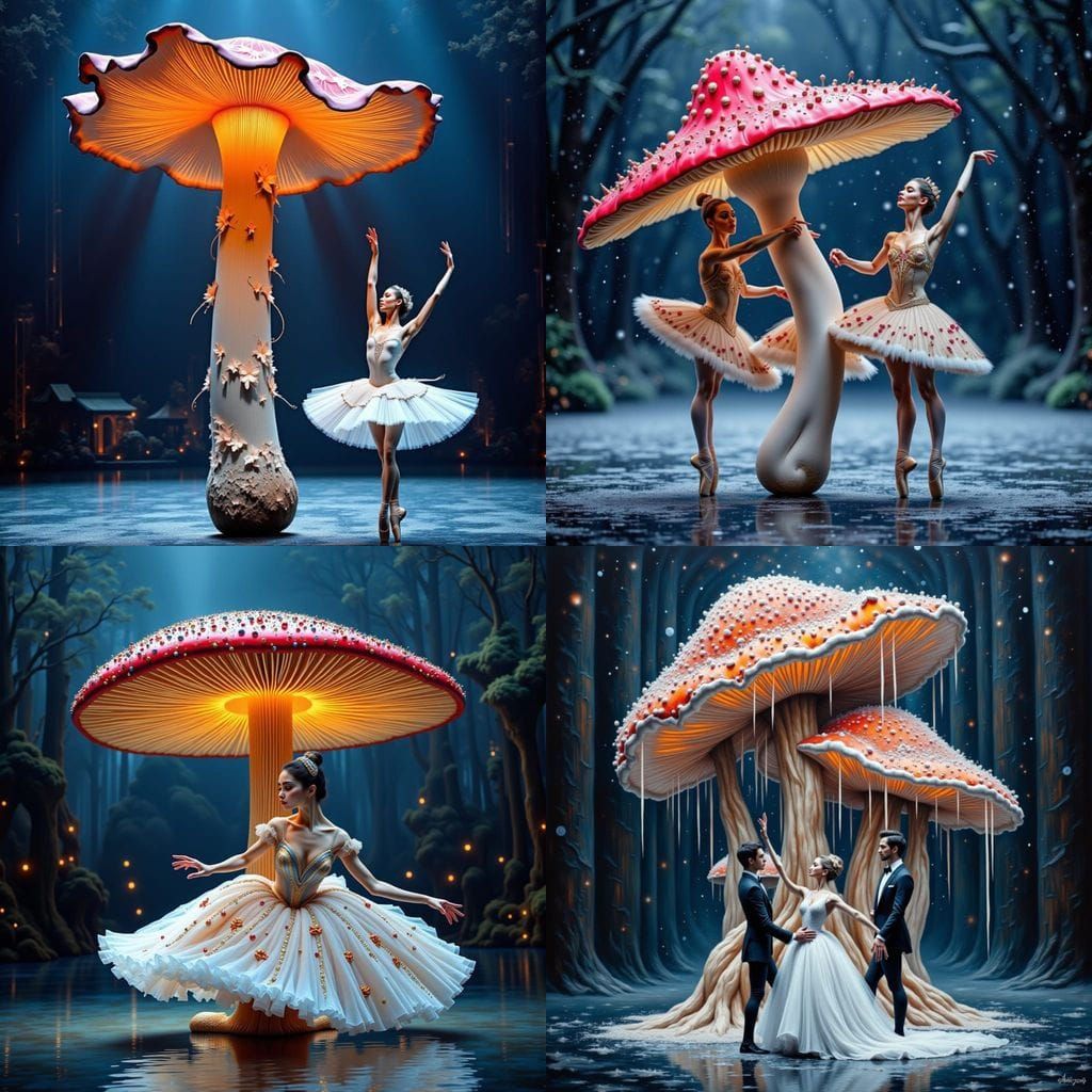 Mad Mushroom in Swan Lake Ballet