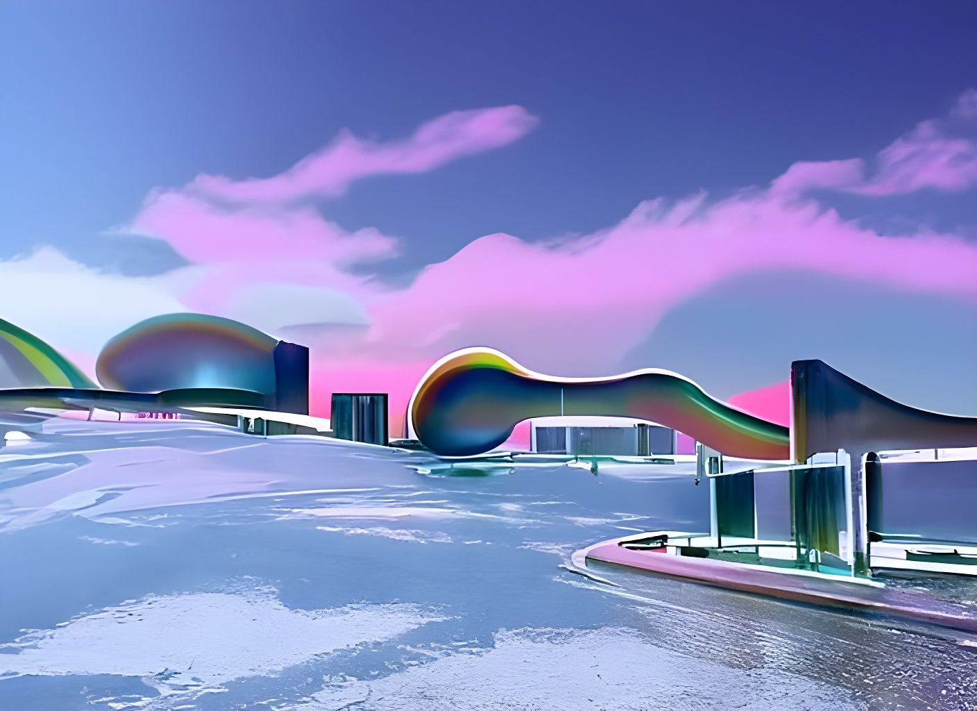 Funky Town Image Generated by AI