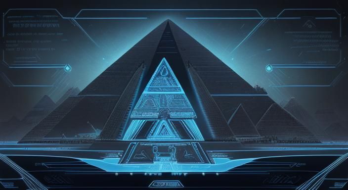 Futuristic Egyptian Pyramids in Electronic Circuit Design