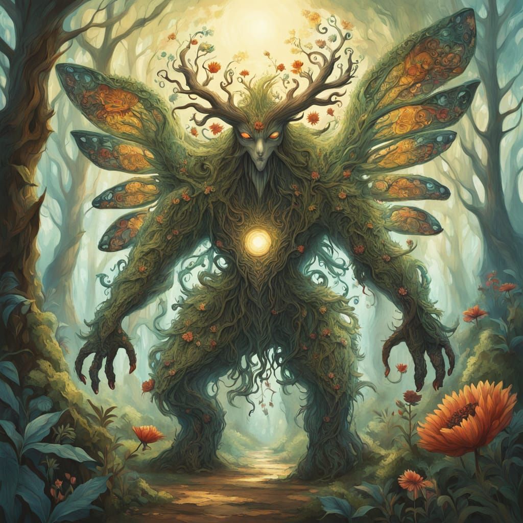 Forest Soul: A Breathtaking High-Fantasy Illustration