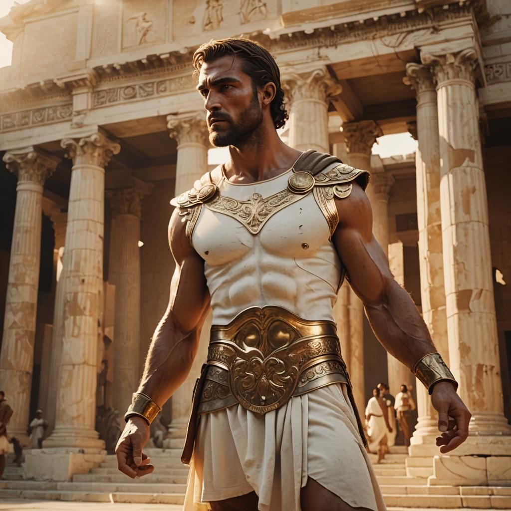 A hyper realistic ancient Greece exemplifies the essence of ...