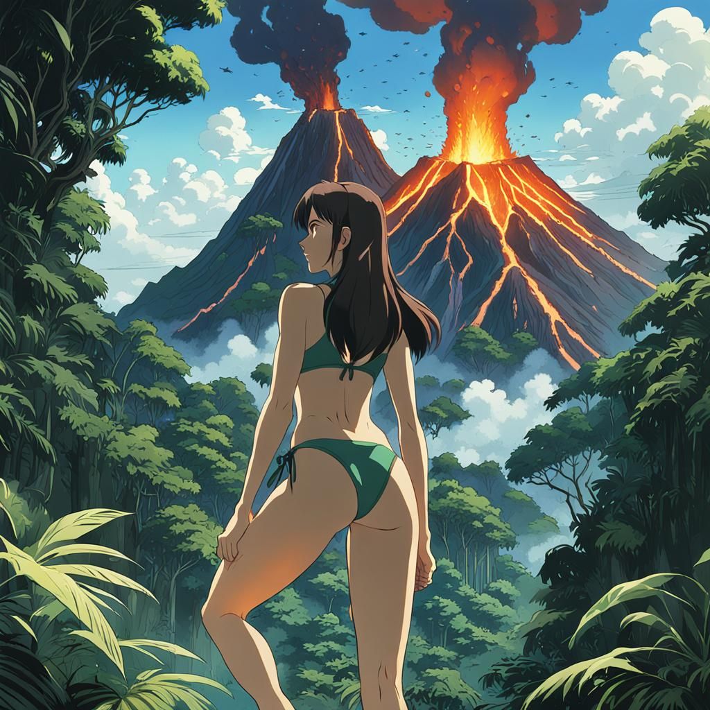 Caitlin Fairchild in Tropical Anime Style