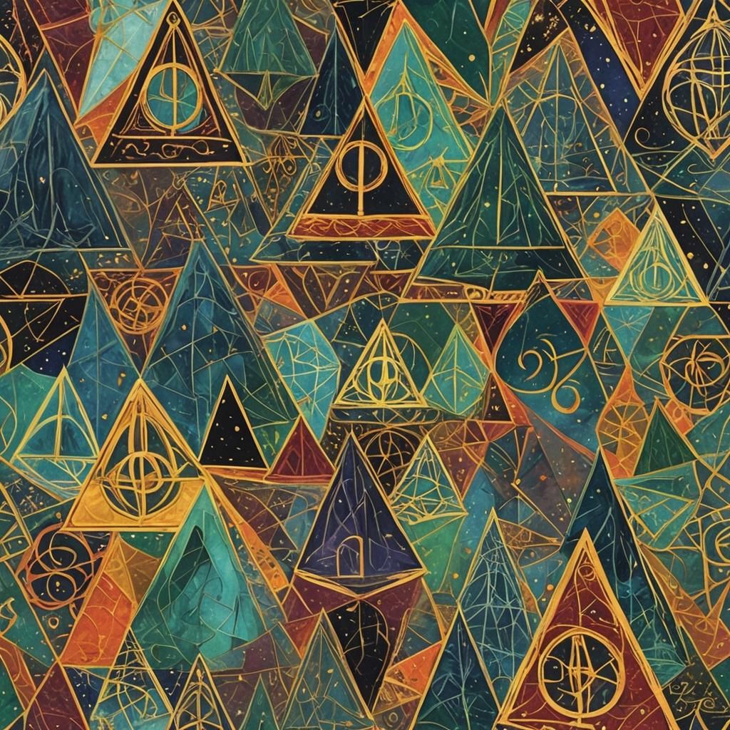 Abstract Art: Harry Potter and the Deathly Hallows