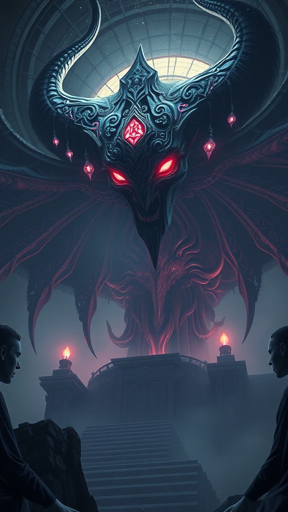 Shub-Niggurath as Anime Waifu in Space