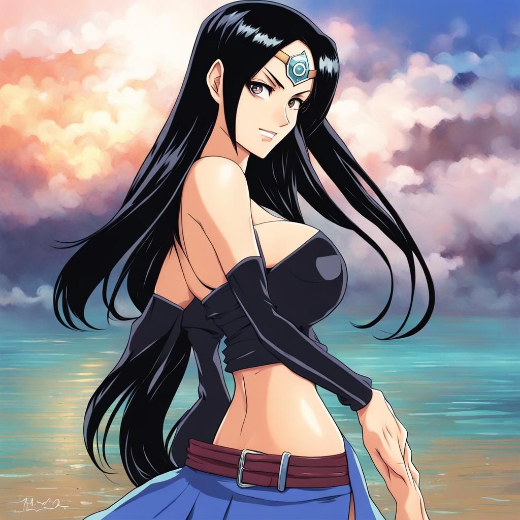 Nico Robin Anime Key Visual Manga Art