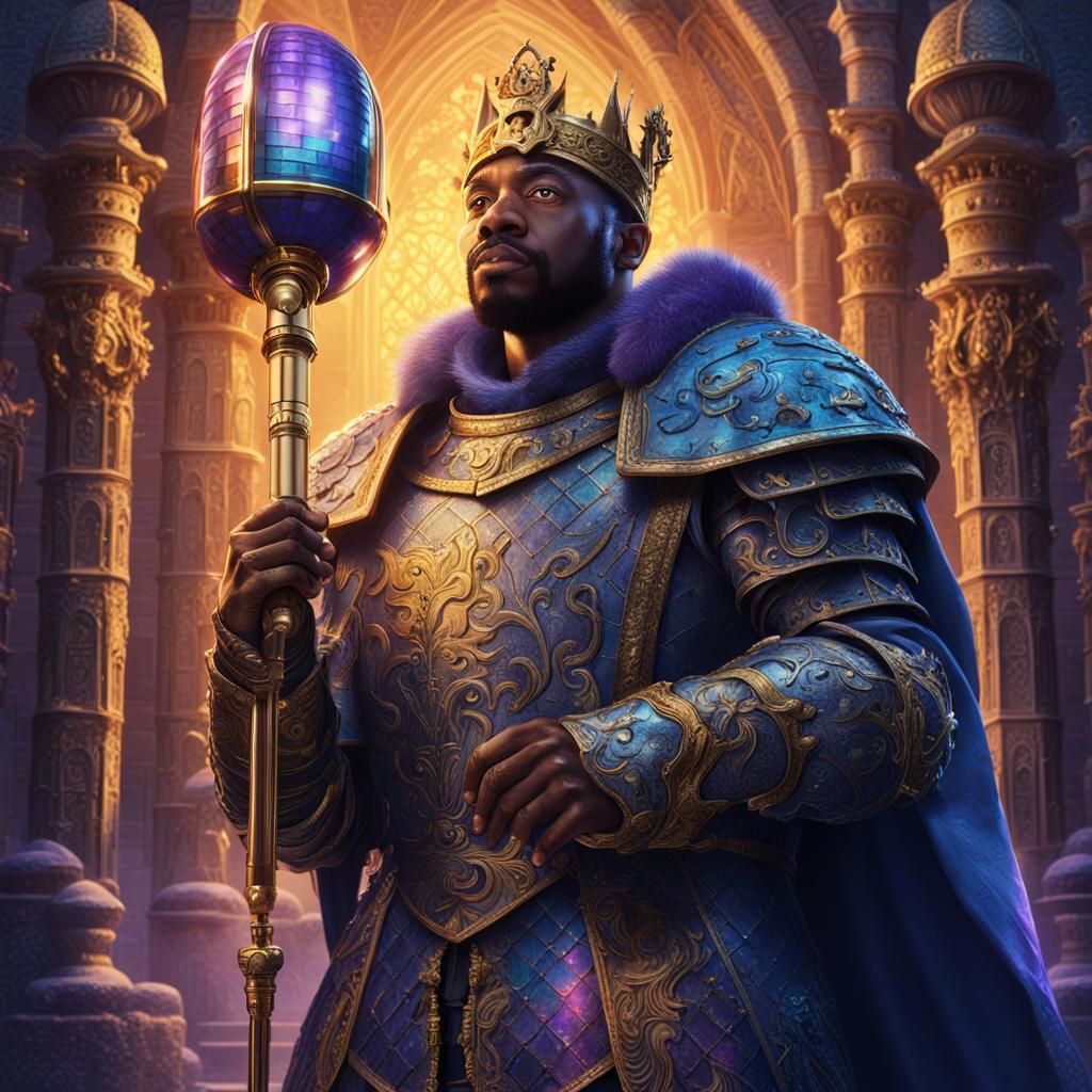 Brian Blessed as Hip Hop King: Fantasy Art