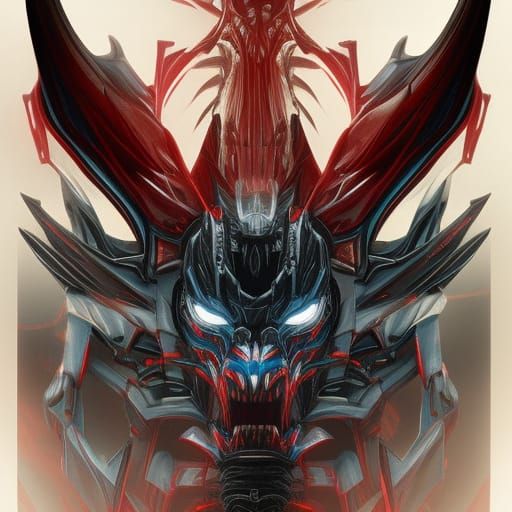 Venomized Autobot Sigil: Digital Matte Painting
