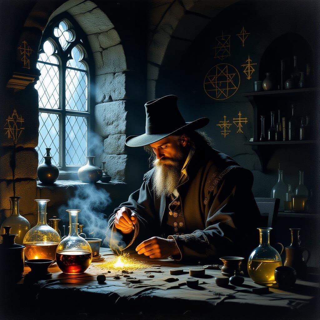 Alchemist's Lab: Dutch Golden Age Style
